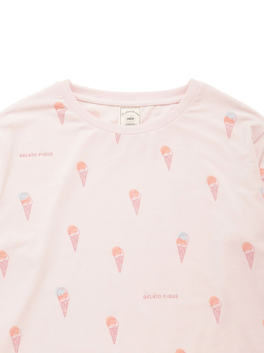gelato pique「【IFMC.】総柄ロンT」|ルームウェア|