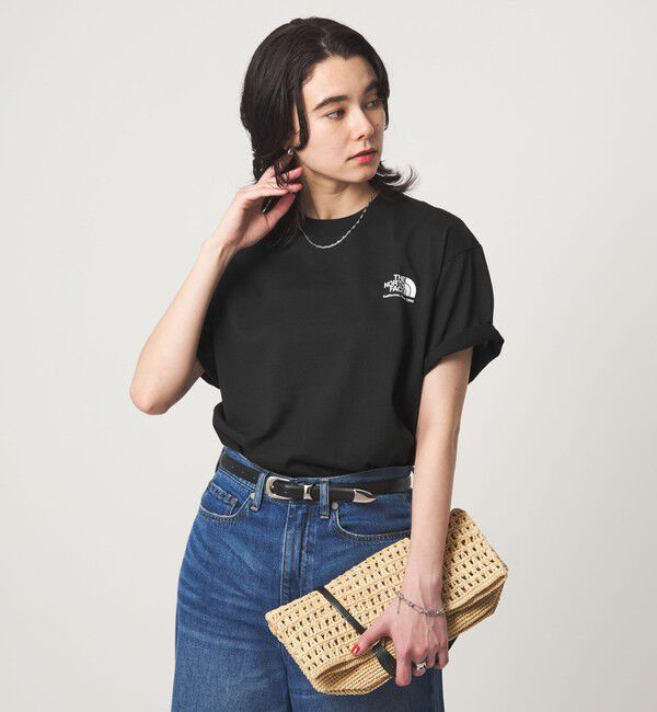UNITED ARROWS green label relaxing「【WEB限定】＜THE NORTH FACE＞ショートスリーブ ヒストリカル ロゴ Tシャツ」|Tシャツ・カットソー|BLACK