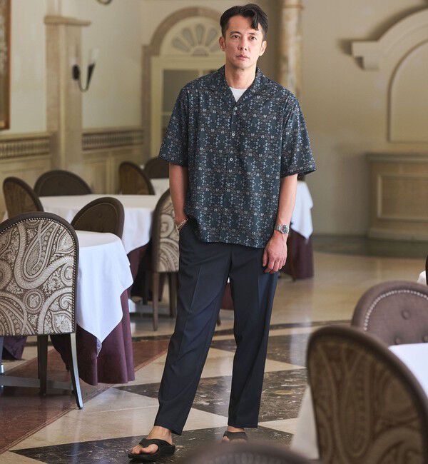 UNITED ARROWS green label relaxing「ポリエステル ドビー ワイド ユーティリティ イージー パンツ W2 -接触冷感・吸水速乾・ストレッチ-」|その他|
