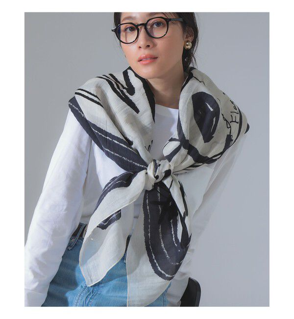 Demi-Luxe BEAMS 「manipuri / フィッシュ ストール」|ストール|