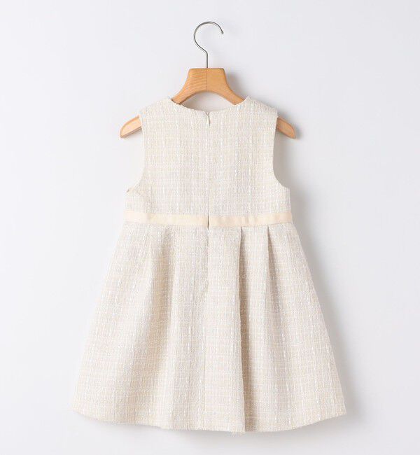 SHIPS KIDS「SHIPS KIDS:110～130cm /セレモニー ラメ ツイード ジャンパースカート」|ワンピース|