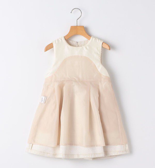SHIPS KIDS「SHIPS KIDS:110～130cm /セレモニー ラメ ツイード ジャンパースカート」|ワンピース|