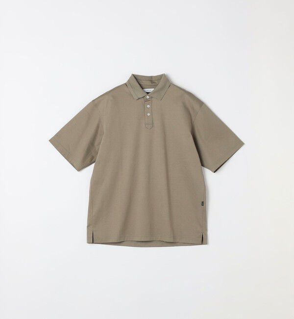 SHIPS any「SHIPS any:〈接触冷感/遮熱/UVカット〉COOL TOUCH スムース デザイン リブ 半袖 ポロシャツ◇」|Tシャツ・カットソー|