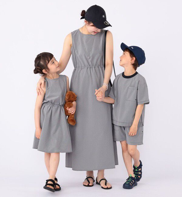 SHIPS KIDS「【SHIPS KIDS別注】ARCH&LINE:〈家族おそろい/WOMENS〉SOLOTEX(R) ワンピース」|ワンピース|