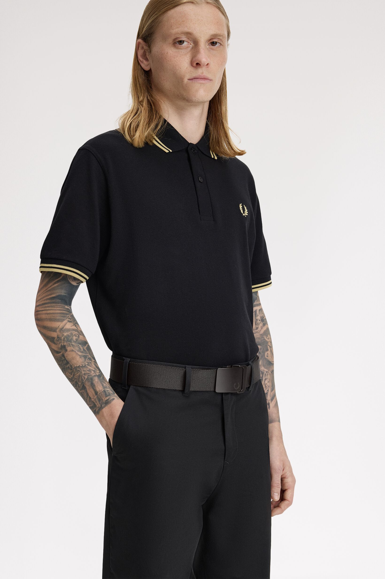 FRED PERRY 「Plain Webbing Belt／プレーンウェビングベルト」|ベルト|