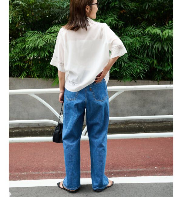 OUTDOOR PRODUCTS Usual Things「レーストリムオープンカラーシャツ」|シャツ・ブラウス|
