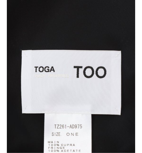  「TOGA PULLA FRINGE SCARF TZ261-AD975：スカーフ」|バンダナ・スカーフ|
