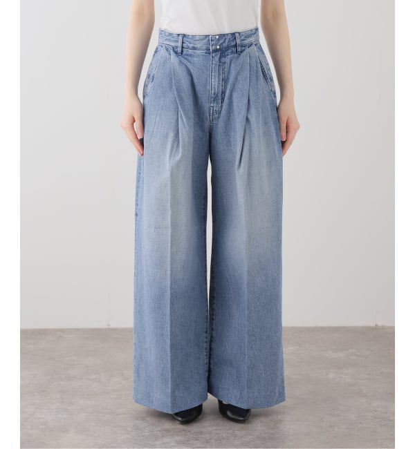  「TANAKA HAKAMA JEAN TROUSERS ST-108-25-BBLO：デニムパンツ」|デニム|