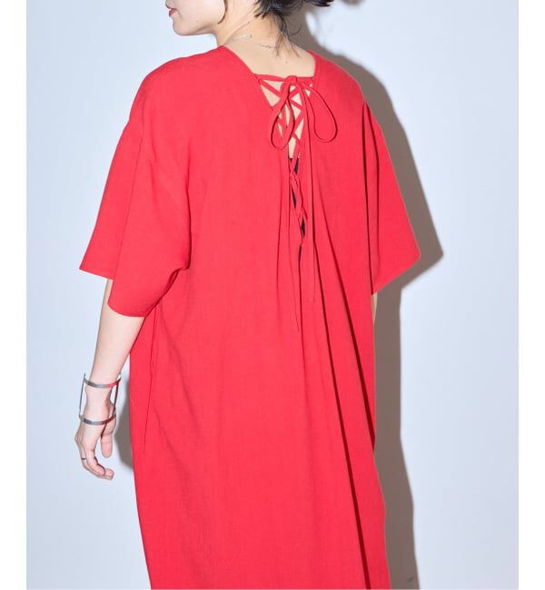  「《予約》LACE UP DRESS：ワンピース」|ワンピース|