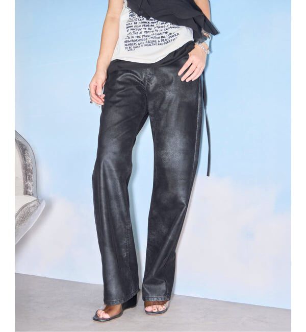  「LEE 別注 FAUX LEATHER パンツ」|その他|