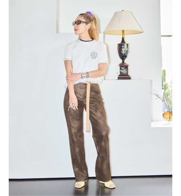  「LEE 別注 FAUX LEATHER パンツ」|その他|