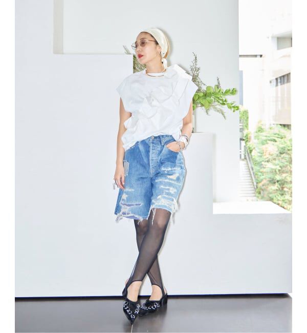  「RUFFLE Tシャツ」|Tシャツ・カットソー|