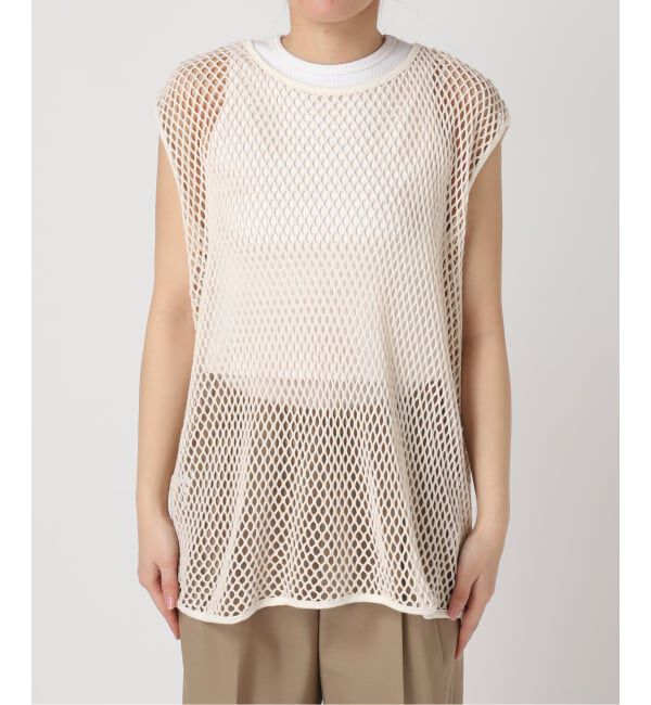  「《予約》COTTON MESH TANK TOP：カットソー」|Tシャツ・カットソー|