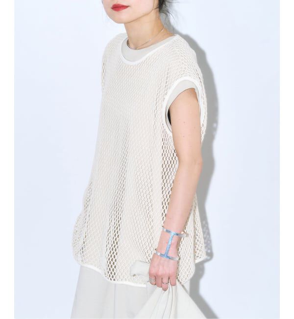  「《予約》COTTON MESH TANK TOP：カットソー」|Tシャツ・カットソー|