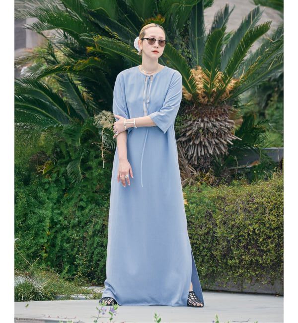  「《追加予約2》ASA LIKE KAFTAN LEAN DRESS：ワンピース」|ワンピース|