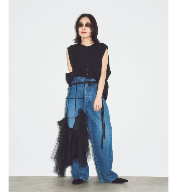  「《予約》MARGE 別注 TULLE BONE WRAP スカート」|スカート|