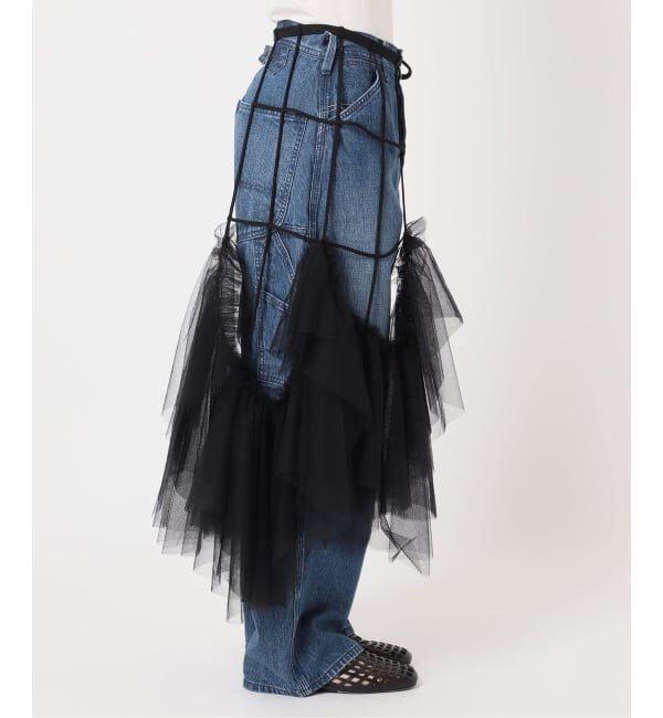  「《予約》MARGE 別注 TULLE BONE WRAP スカート」|スカート|