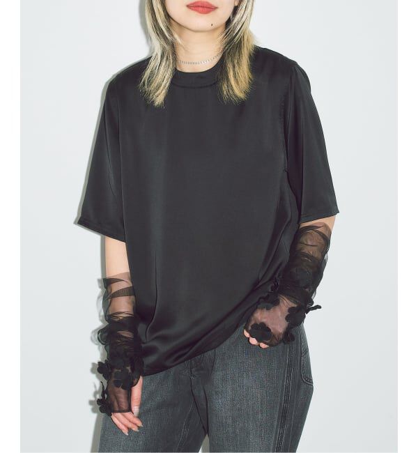  「《予約》MARGE 別注 TULLE FLOWER GLOVES：手袋」|手袋|