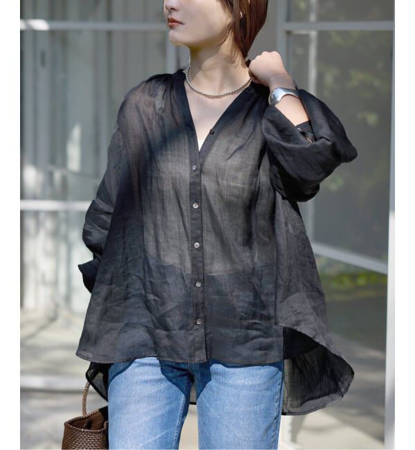 SLOBE IENA「《追加》ラミースキッパーシャツ」|シャツ・ブラウス|