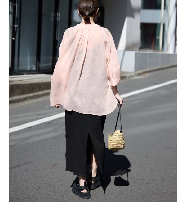 SLOBE IENA「《追加》ラミースキッパーシャツ」|シャツ・ブラウス|
