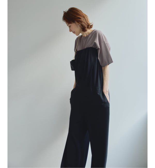VERMEIL par iena「Drape Fit オールインワン」|オールインワン|