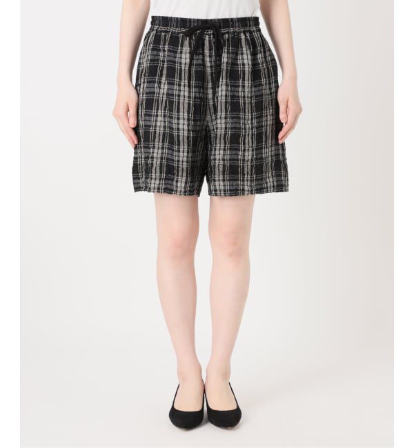 IENA LA BOUCLE「IENA LA BOUCLE キャッチワッシャーチェックショートパンツ」|その他|