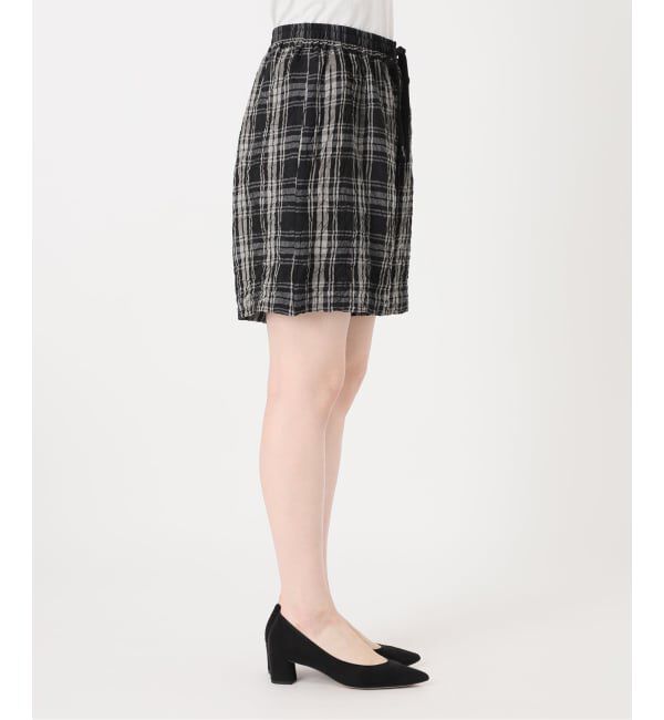 IENA LA BOUCLE「IENA LA BOUCLE キャッチワッシャーチェックショートパンツ」|その他|