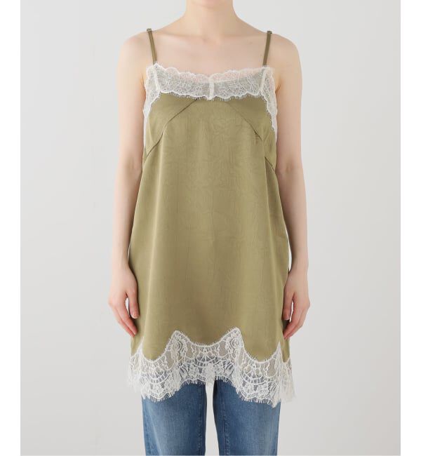 PULP「【Geek Office / ギークオフィス】MILLO WOMEN Crease Lace Midi Dress」|ワンピース|