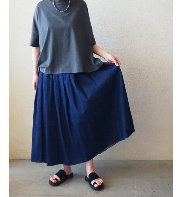 journal standard luxe「10OZデニムタックスカート」|スカート|