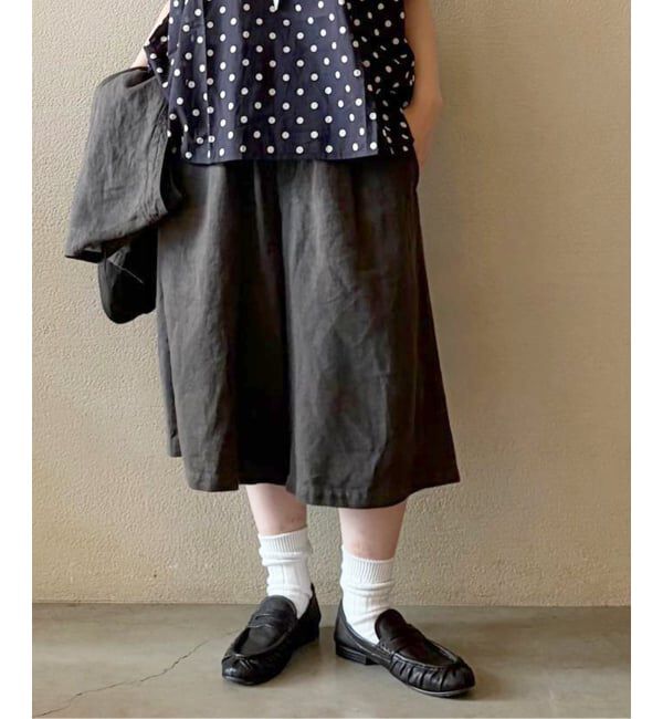 journal standard luxe「リネンヘリンボン ハーフパンツ」|その他|ブラウン