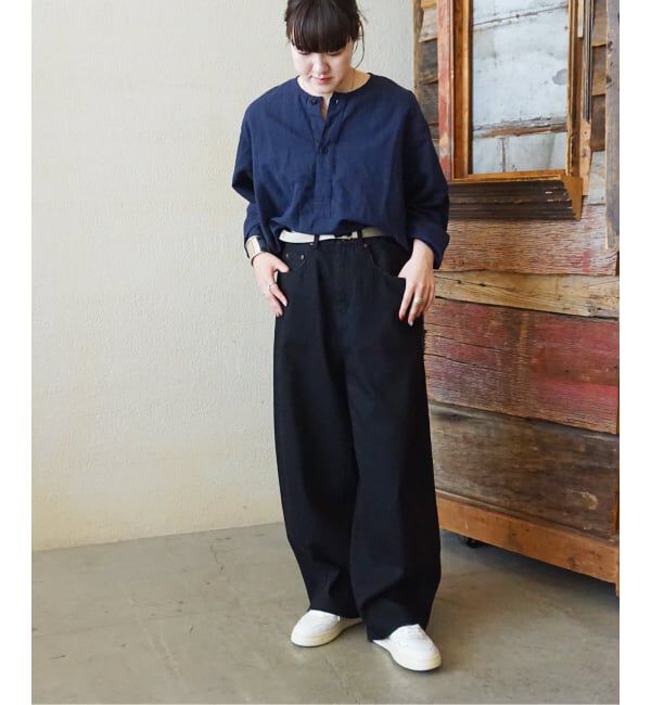 journal standard luxe「【HTS】COTTON LINEN HENRY NECK」|シャツ・ブラウス|
