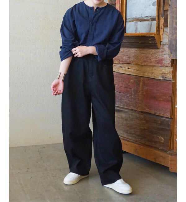 journal standard luxe「【HTS】COTTON LINEN HENRY NECK」|シャツ・ブラウス|