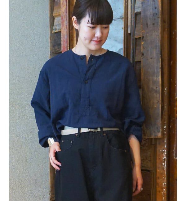 journal standard luxe「【HTS】COTTON LINEN HENRY NECK」|シャツ・ブラウス|