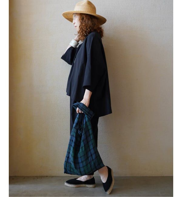 journal standard luxe「リネンチェック BAG」|トートバッグ|