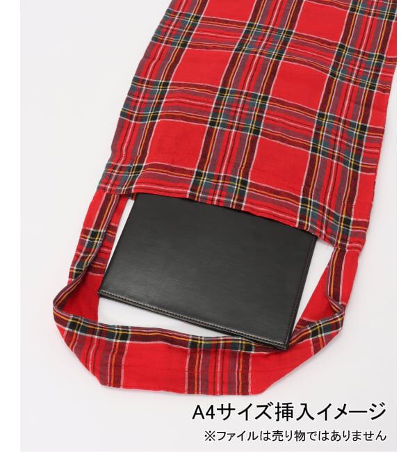 journal standard luxe「リネンチェック BAG」|トートバッグ|