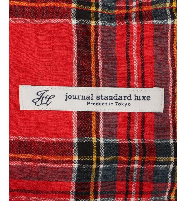 journal standard luxe「リネンチェック BAG」|トートバッグ|