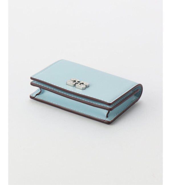 U by SPICK&SPAN「GANNI/ ガニー Ganni Bou Flap Card Holder Strass」|名刺入れ・カードケース|