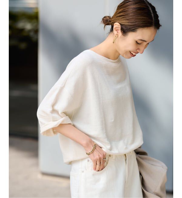 ≪WEB先行 / 追加≫LINEN TERRY LOOSEプルオーバー（FRAMeWORK