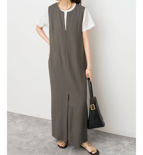 Spick and Span「メランジIラインワンピース」|ワンピース|