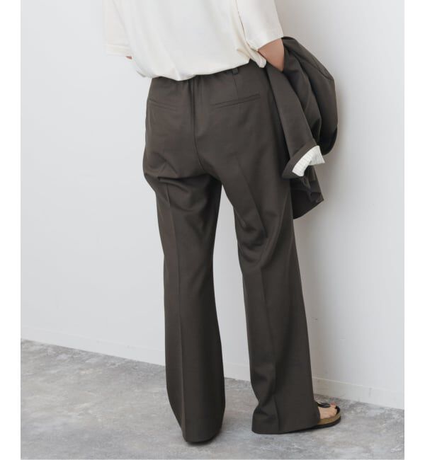 Spick and Span「《セットアップ可 / 追加予約》ウールブレンドパンツ」|スラックス|