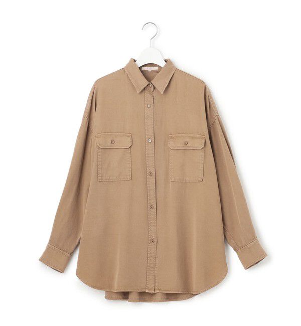 23区「【SLOW/一部店舗限定】ガーメントツイル 2WAY シャツ」|シャツ・ブラウス|