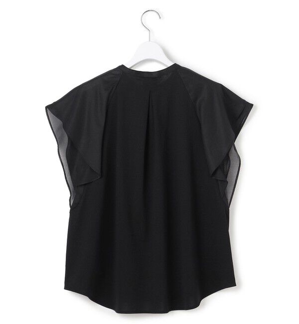23区「アキハコンビ ラッフルスリーブ カットソー」|Tシャツ・カットソー|