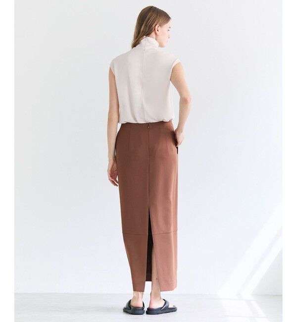 BEIGE,「【ロングセラー・STORY掲載】MELLE / ハイストレッチ ハイネックカットソー」|Tシャツ・カットソー|
