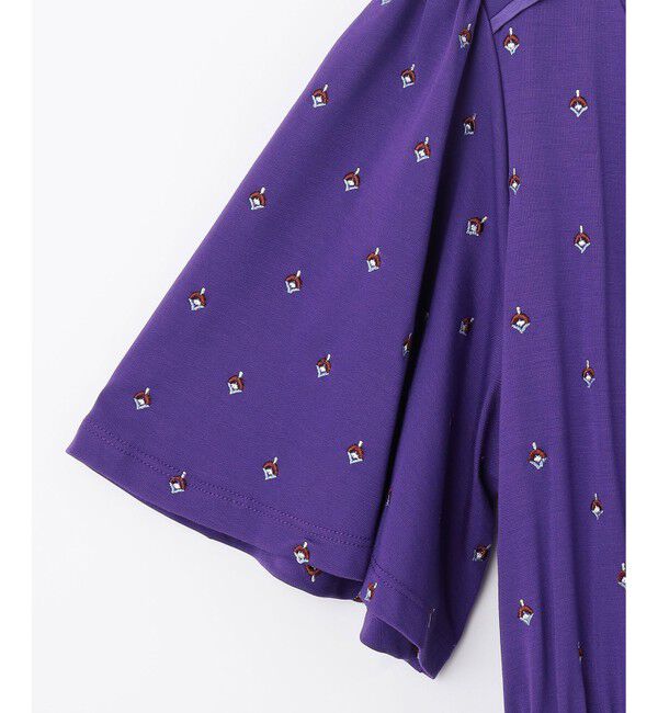 GRACE CONTINENTAL「小花刺繍カシュクールワンピース」|ワンピース|