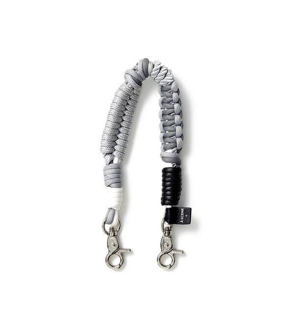 GLOSTER「【A SCENE】Design paracord strap パラコード ストラップ」|その他|シルバー