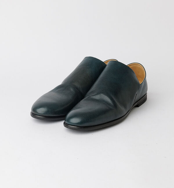 alfredoBANNISTER「【26S/S 新色追加】ソフトレザー ドレープシューズ」|スニーカー|ネイビー