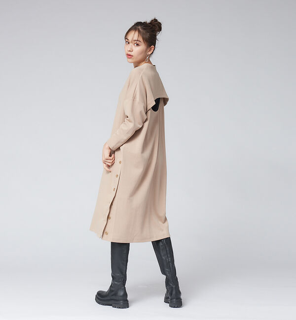 Rouge vif「【WEB限定】バックデザインサックワンピース」|ワンピース|