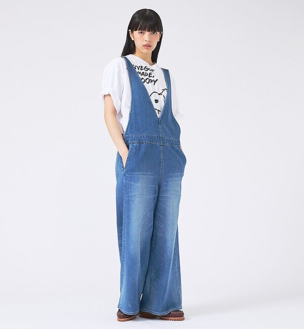 Rouge vif「【Healthy denim/ヘルシーデニム】サロペット/Cornflakes/」|スカート|