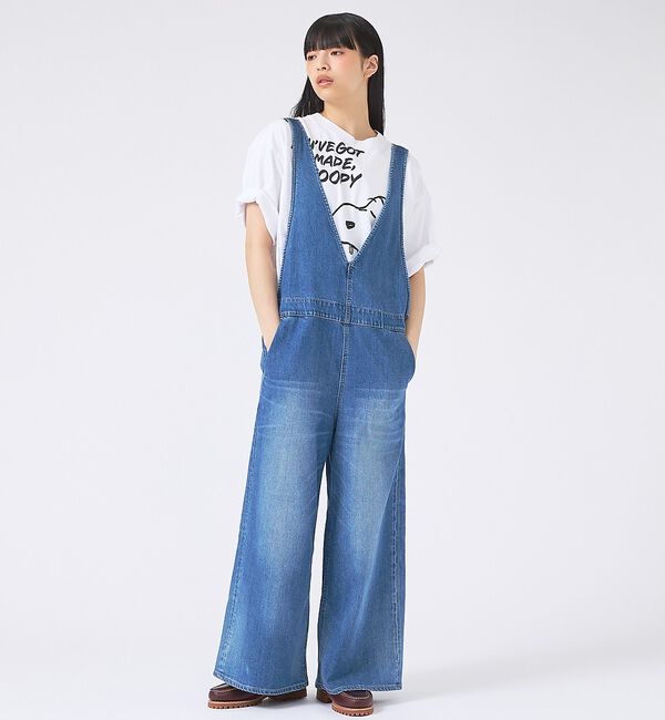 Rouge vif「【Healthy denim/ヘルシーデニム】サロペット/Cornflakes/」|スカート|