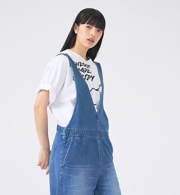 Rouge vif「【Healthy denim/ヘルシーデニム】サロペット/Cornflakes/」|スカート|